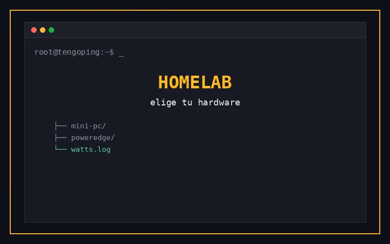 Cómo elegir hardware para tu homelab