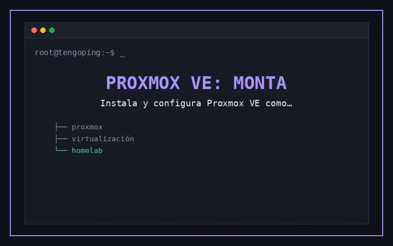 Proxmox VE: monta tu propio hipervisor casero